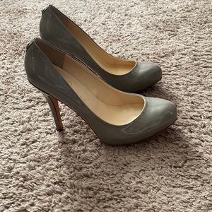 Gray Pleather Ivanka Trump shoes